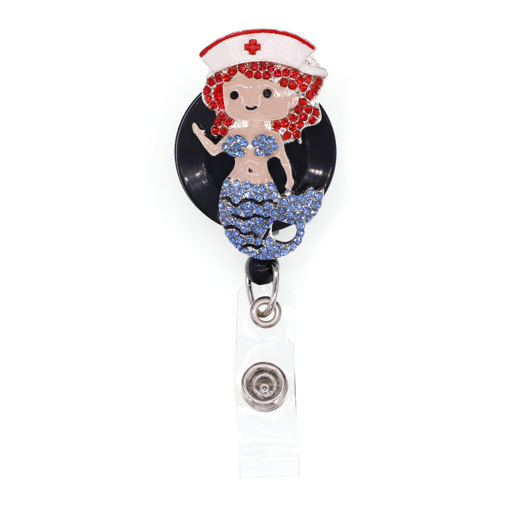 Mermaid Nurse Badge Reel