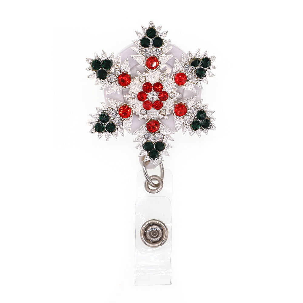 Christmas Snowflake Badge Reel