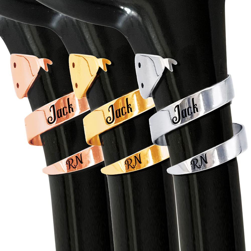 Amazon Stethoscope Id Tag Snake Cane Medical Symbol Personalized Name Tag - Manual Care Id Nurse