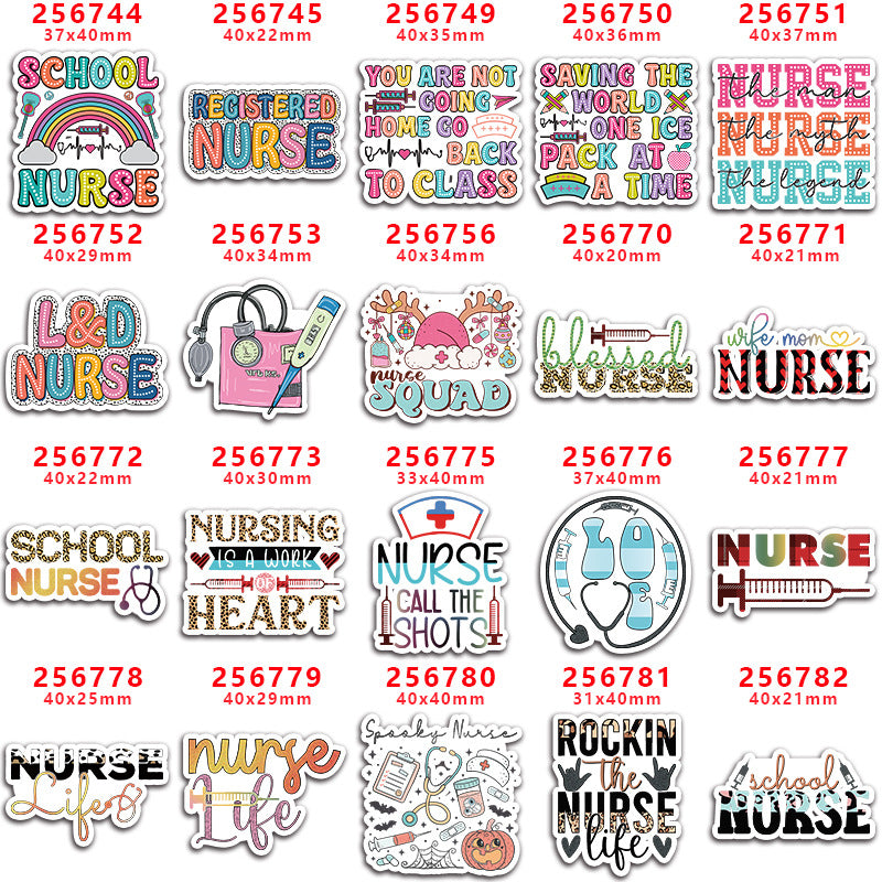 Fashion Cute Cartoon Best And Hottest Nurse Doctor School Courier Work Card Badge Holder Badge Reel