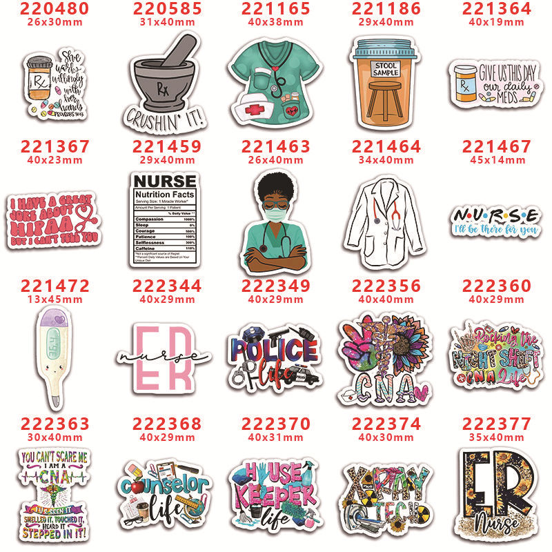 Fashion Cute Cartoon Best And Hottest Nurse Doctor School Courier Work Card Badge Holder Badge Reel
