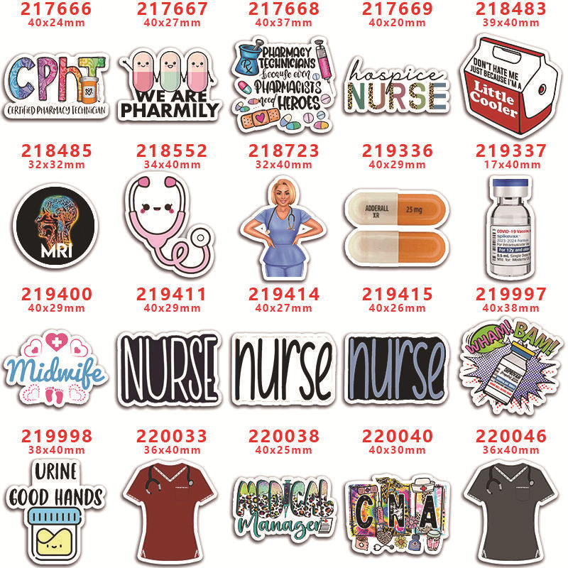 Fashion Cute Cartoon Best And Hottest Nurse Doctor School Courier Work Card Badge Holder Badge Reel