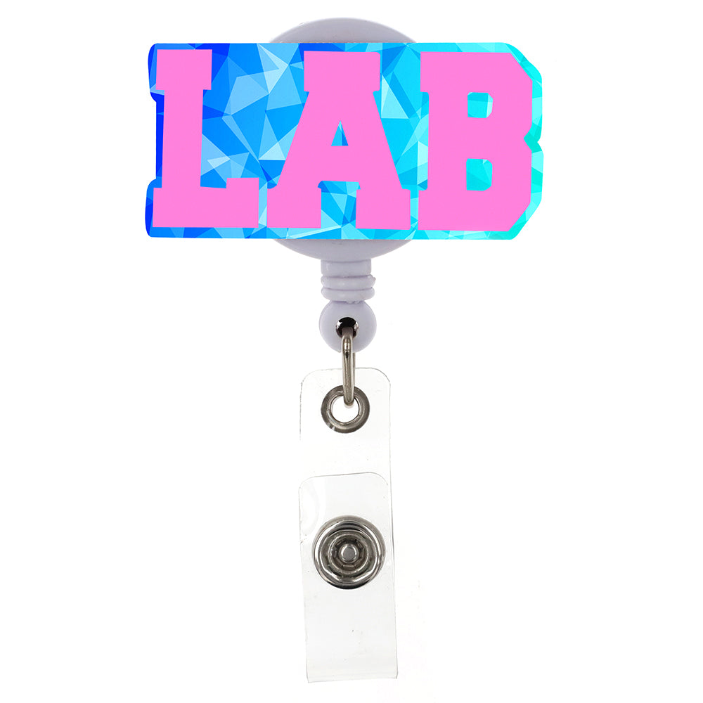 Acrylic Badge Reel Retractable ID Badge Reel, Name Card Holder, ID Badge Reel for Nurse（复制）