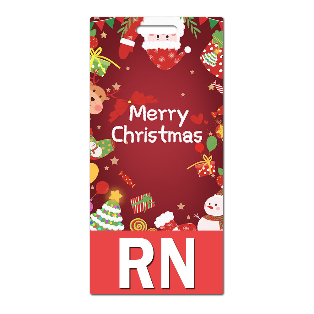 Nurse Gift For Women Badge Card, Nurse Badge Card, Cute Christmas Badge Card