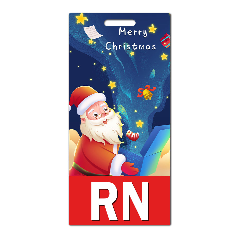 Nurse Gift For Women Badge Card, Nurse Badge Card, Cute Christmas Badge Card