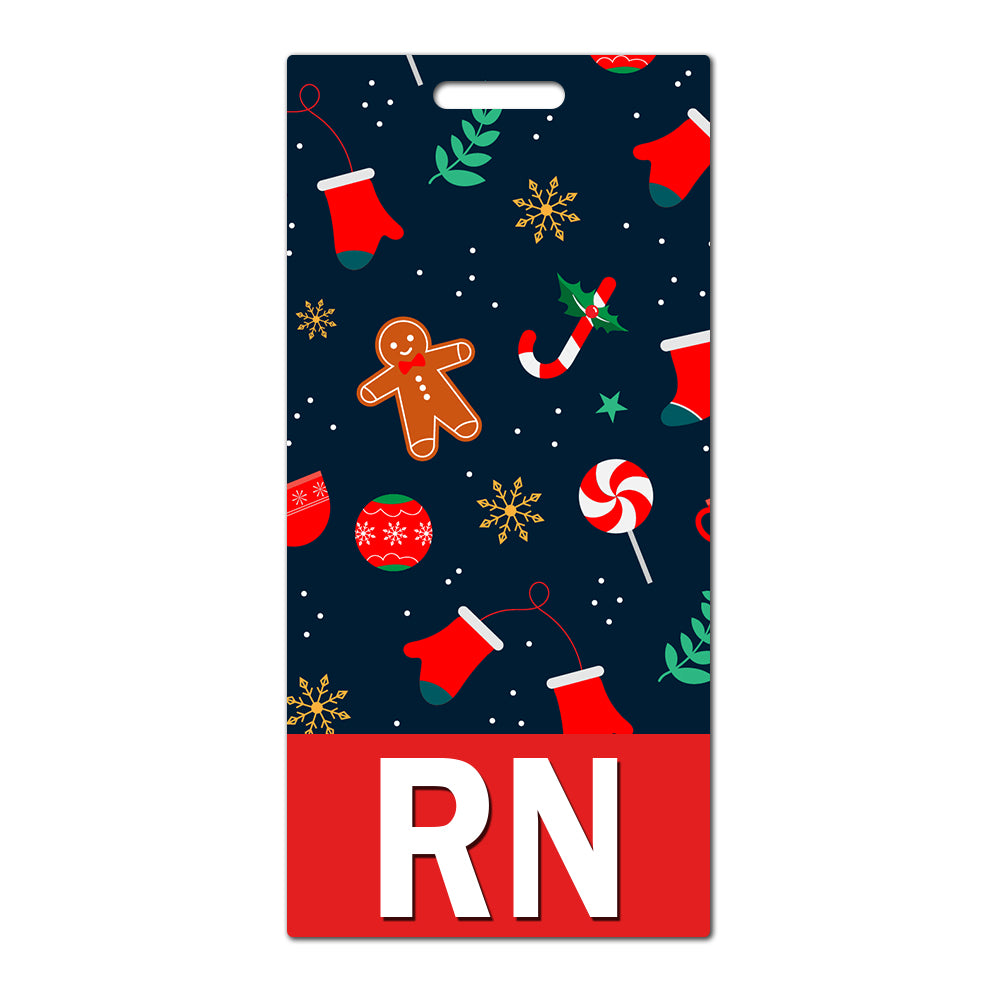 Nurse Gift For Women Badge Card, Nurse Badge Card, Cute Christmas Badge Card