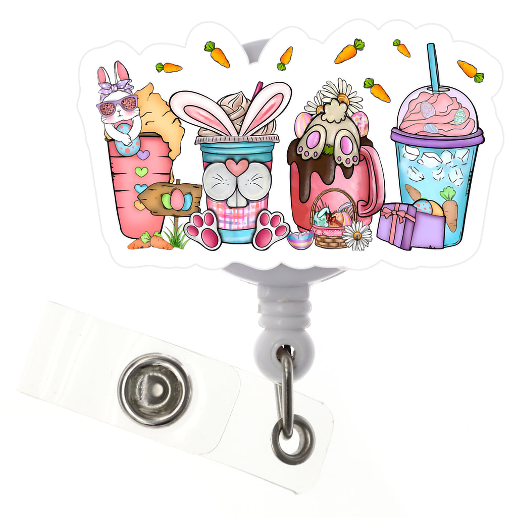 Fashion Cute Cartoon Best And Hottest Nurse Doctor School Courier Work Card Badge Holder Badge Reel