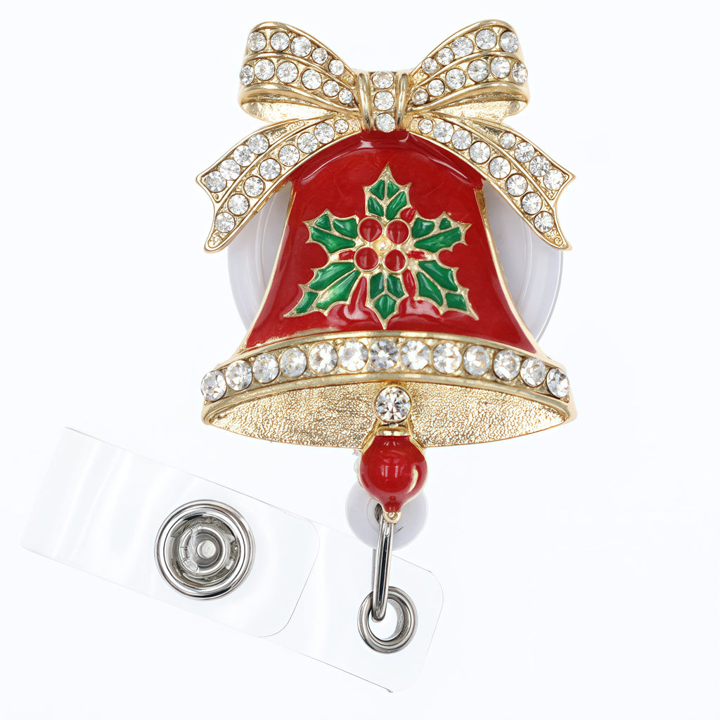 Christmas Fashion Cute Bell Badge Reel