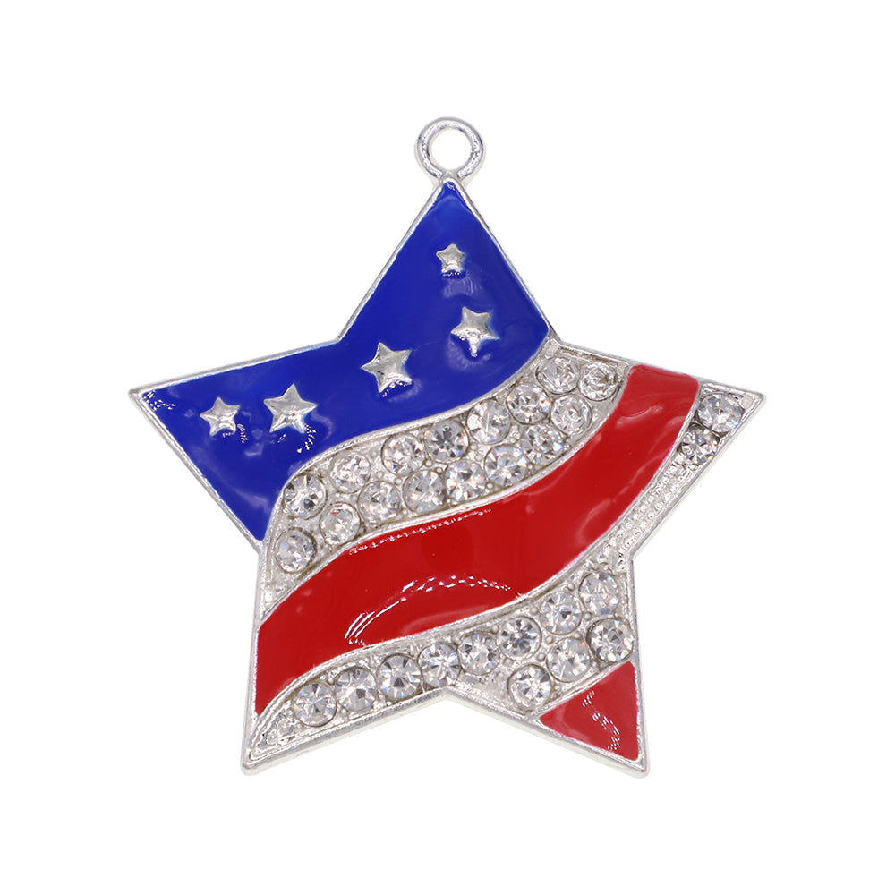 Cute American Stars American Independence Day Pendant