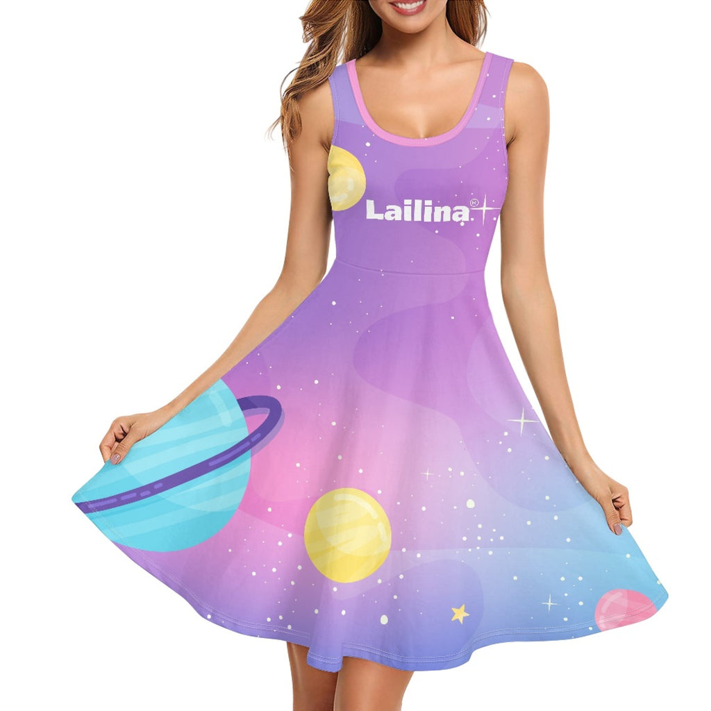MOQ One Piece That Can Printing OEM ODM Women's Vest Pocket Dress