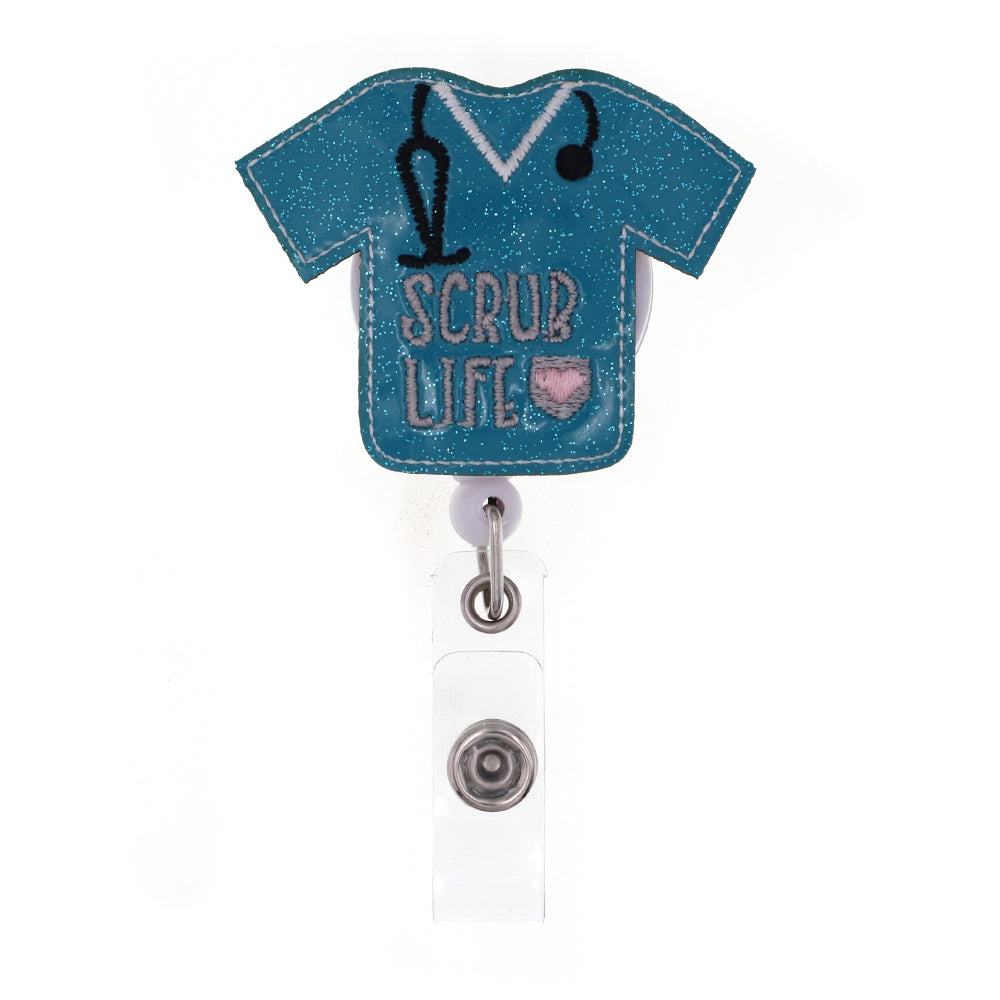 Doctor Clothes Nurse Uniform Sky Blue Felt Badge Reel